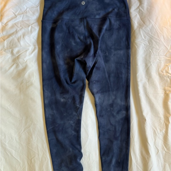 Lululemon Dark Blue Camo Wunder Train Leggings - Picture 4 of 4